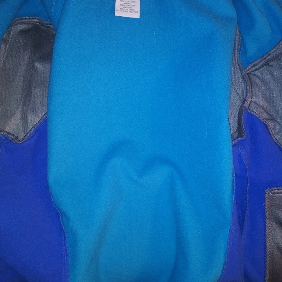 Free Country Blue/Teal Softshell Fleece-lined Hooded Jacket - Picture 15 of 16